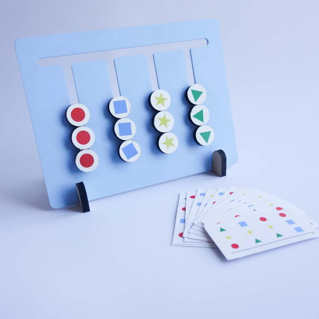 Brain Teasers Logic toys Slide Puzzle Color Matching