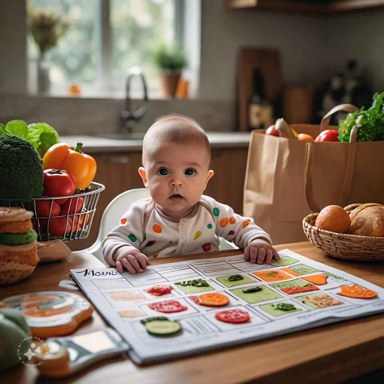 Baby meal planner - 6-12 months(30 days)