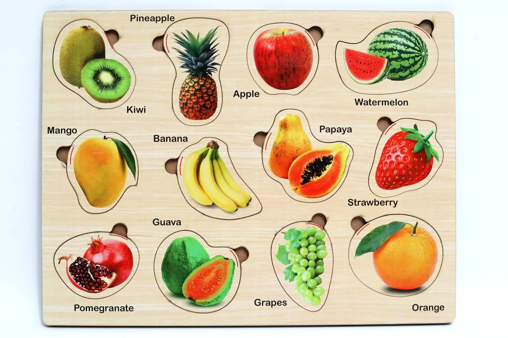 Wooden Fruits shape Puzzle