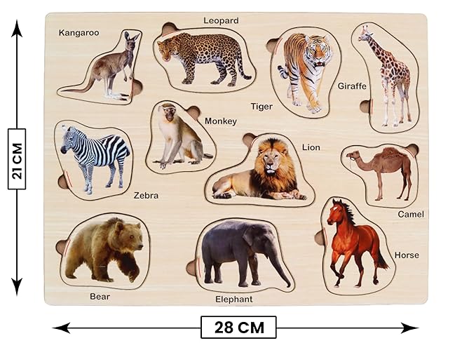 Wooden Animals shape Puzzle