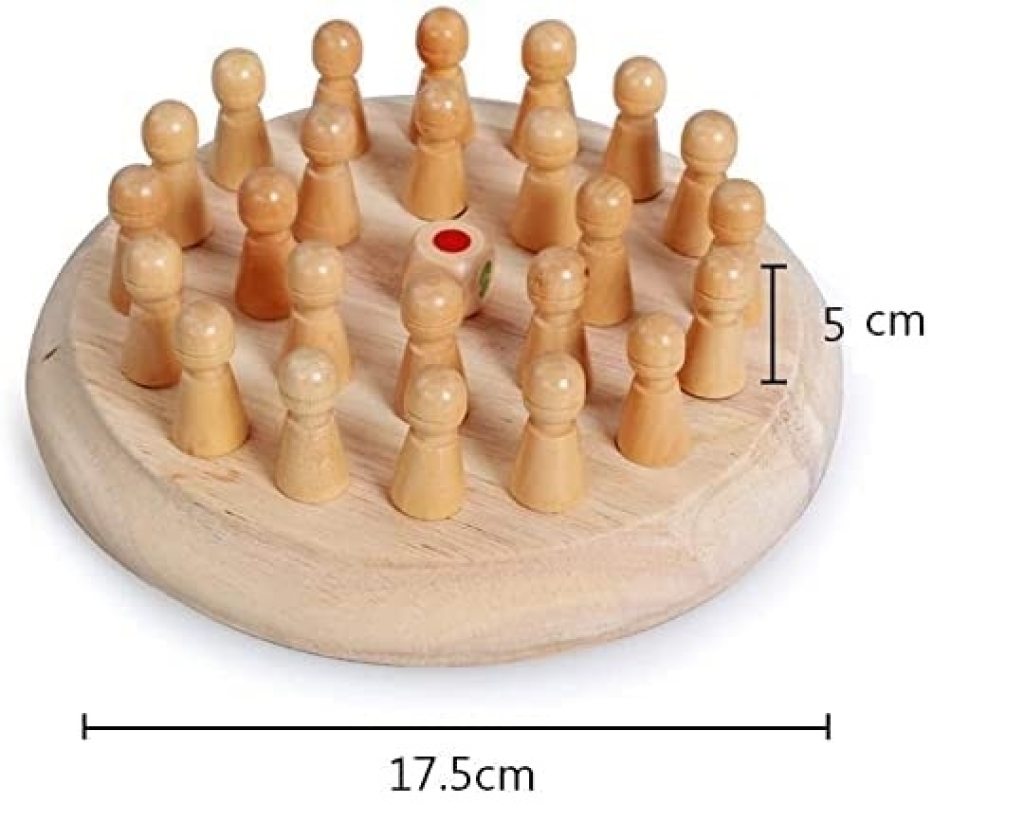 Memory Chess Game Set For Color Recognition And Intellectual Development